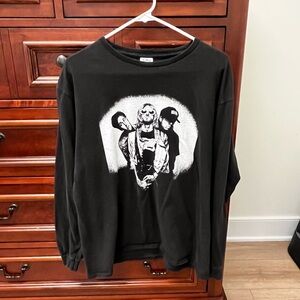 Nirvana Black Graphic Long Sleeve Shirt